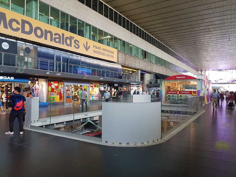 stazione binari b c f